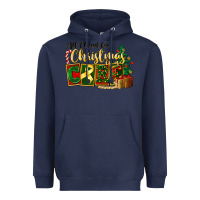 Navy all i want for christmas is cure childhood cancer Heavyweight Hoodie - FaDigitalArtStudio