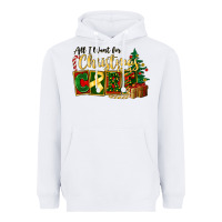 White all i want for christmas is cure childhood cancer Heavyweight Hoodie - FaDigitalArtStudio