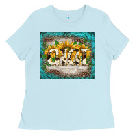 Baby Blue western mother's day gıgı tumbler Ladies Tee - BarkalooDesign
