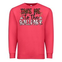 Cardinal take me to the ballpark Premium Sweatshirt - CowhideDigitalArt