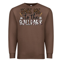 Chestnut take me to the ballpark Premium Sweatshirt - CowhideDigitalArt