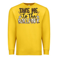 Lemon take me to the ballpark Premium Sweatshirt - CowhideDigitalArt