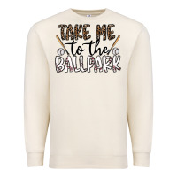 Sandshell take me to the ballpark Premium Sweatshirt - CowhideDigitalArt