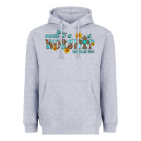 Heather Grey made to worship with sunflowers Heavyweight Hoodie - HRA Design Shop
