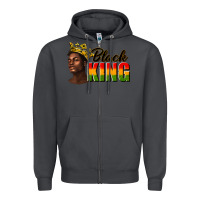 Smoke afro man black king Zipper Hoodie - texasbilliewilder