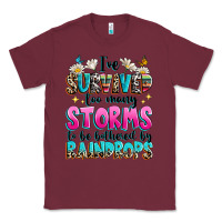 Burgundy ive survived too many storms to be bothered by raindrops Classic Tee - texasbilliewilder