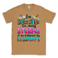 Toasted Coconut ive survived too many storms to be bothered by raindrops Classic Tee - texasbilliewilder
