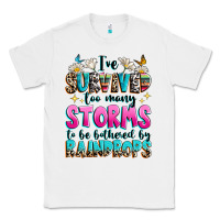 White ive survived too many storms to be bothered by raindrops Classic Tee - texasbilliewilder