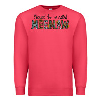 Cardinal blessed meemaw Premium Sweatshirt - CowhideDigitalArt