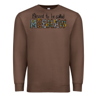 Chestnut blessed meemaw Premium Sweatshirt - CowhideDigitalArt