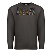 Smoke blessed meemaw Premium Sweatshirt - CowhideDigitalArt