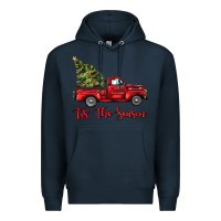 Navy tis the season Premium Hoodie - BarkalooDesign