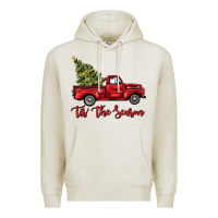 Oatmeal Heather tis the season Premium Hoodie - BarkalooDesign