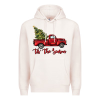Pale Pink tis the season Premium Hoodie - BarkalooDesign