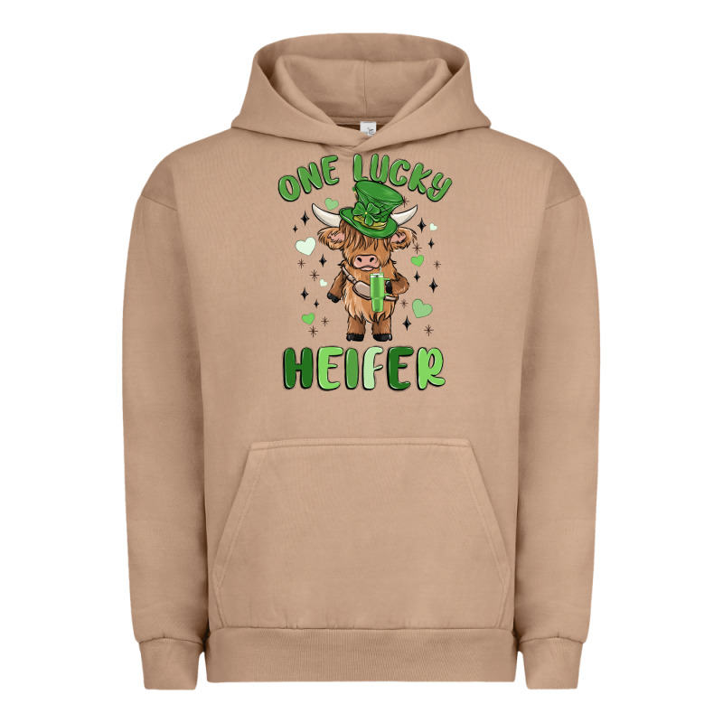 One Lucky Heifer Urban Hoodie by MaliasSmallBusiness | Teevron
