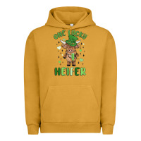 Pigment Peanut Butter one lucky heifer Urban Hoodie - MaliasSmallBusiness