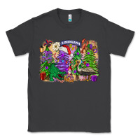 Smoke christmas louisiana mardi gras trees Classic Tee - FaDigitalArtStudio