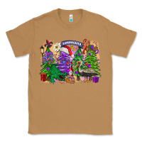 Toasted Coconut christmas louisiana mardi gras trees Classic Tee - FaDigitalArtStudio