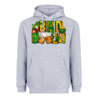 Heather Grey bad boozy st patricks Heavyweight Hoodie - FaDigitalArtStudio