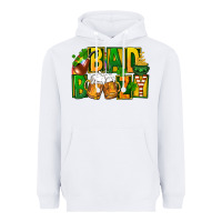 White bad boozy st patricks Heavyweight Hoodie - FaDigitalArtStudio