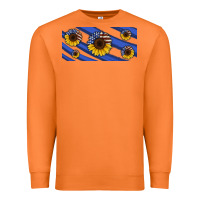 Carrot american flag sunflowers 16oz libbey cup Premium Sweatshirt - HRA Design Shop