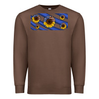 Chestnut american flag sunflowers 16oz libbey cup Premium Sweatshirt - HRA Design Shop