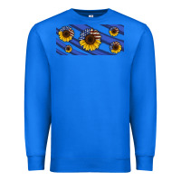 True Royal american flag sunflowers 16oz libbey cup Premium Sweatshirt - HRA Design Shop