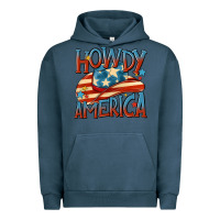 Pigment Midnight Navy howdy america Urban Hoodie - MaliasSmallBusiness