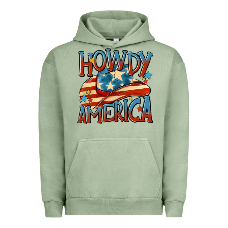 Howdy America Urban Hoodie by MaliasSmallBusiness | Teevron