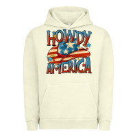 Pigment Pistachio howdy america Urban Hoodie - MaliasSmallBusiness