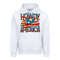 White howdy america Urban Hoodie - MaliasSmallBusiness