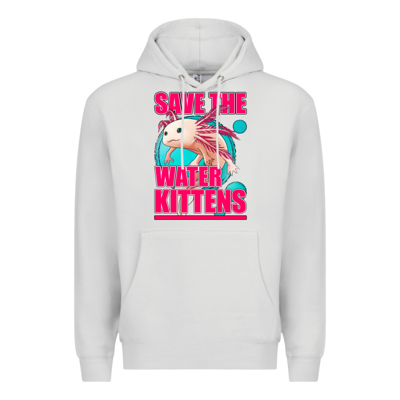 Save The Water Kittens Axolotl Premium Hoodie by Jasminsmagicworld | Teevron