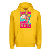 Lemon save the water kittens axolotl Premium Hoodie - Jasminsmagicworld
