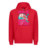 Red save the water kittens axolotl Premium Hoodie - Jasminsmagicworld