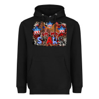 Black Oh my stars chicken 4th of july Heavyweight Hoodie - CowGirlArtShop