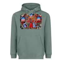 Sage Oh my stars chicken 4th of july Heavyweight Hoodie - CowGirlArtShop