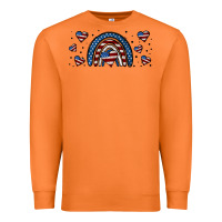 Carrot american flag rainbow 16oz libbey cup Premium Sweatshirt - HRA Design Shop