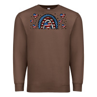 Chestnut american flag rainbow 16oz libbey cup Premium Sweatshirt - HRA Design Shop