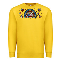 Lemon american flag rainbow 16oz libbey cup Premium Sweatshirt - HRA Design Shop