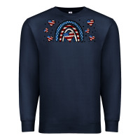 Navy american flag rainbow 16oz libbey cup Premium Sweatshirt - HRA Design Shop