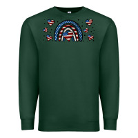 Sports Green american flag rainbow 16oz libbey cup Premium Sweatshirt - HRA Design Shop