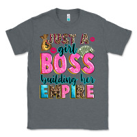 Charcoal Heather just a girl boss building her empire Classic Tee - texasbilliewilder