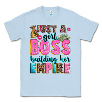 Dusty Blue just a girl boss building her empire Classic Tee - texasbilliewilder