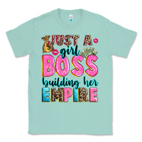 Seafoam just a girl boss building her empire Classic Tee - texasbilliewilder