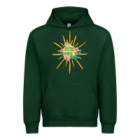 Forest Green here comes the sun Urban Hoodie - MaliasSmallBusiness