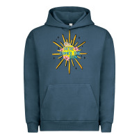 Pigment Midnight Navy here comes the sun Urban Hoodie - MaliasSmallBusiness