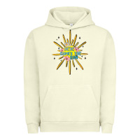 Pigment Pistachio here comes the sun Urban Hoodie - MaliasSmallBusiness