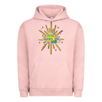 Pigment Salmon here comes the sun Urban Hoodie - MaliasSmallBusiness
