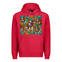 Cardinal Western Pigs Premium Hoodie - LillyAllenDesigns