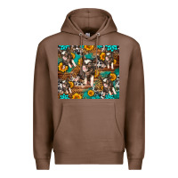 Chestnut Western Pigs Premium Hoodie - LillyAllenDesigns